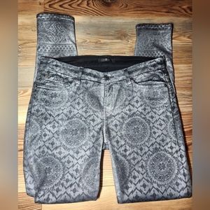7 for All Mankind Metallic  Twill Pant Size 30